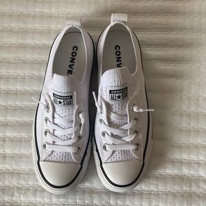 Converse All Star White Canvas Sneakers